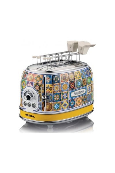 ARIETE Toster 155 Positano 810 W 2 grătare 6 niveluri de prăjire Tavă