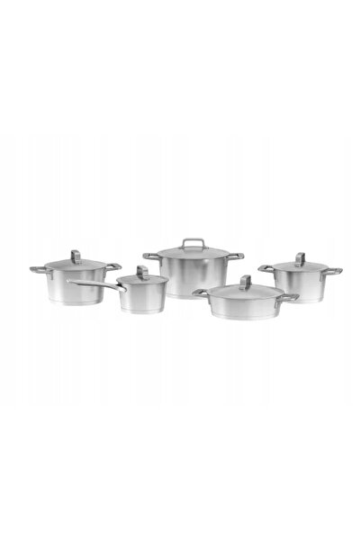 NO BRAND Set de vase de gătit Meta BergHOFF din 10 piese, din oțel inoxidabil