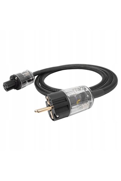 NO BRAND TOMANEK CABLU DE ALIMENTARE TPC AUR-NEGRU 230V 16A SCHUKO IEC 1m