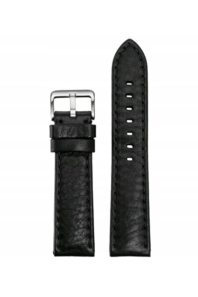 NO BRAND Curea CHERMOND 22 MM XL A111L, groasă, neagră, cu cusături negre