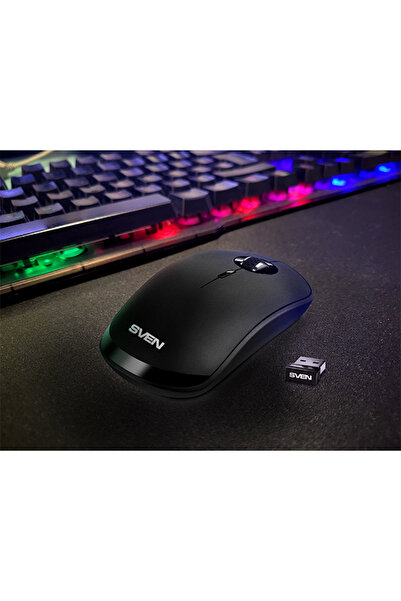 Sven RX-570SW mouse wireless Bluetooth, USB, fără clic