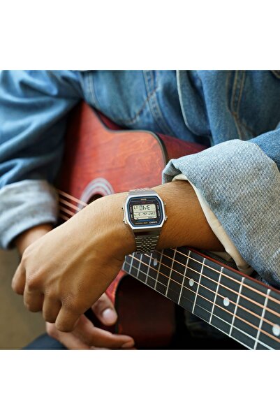 Casio Ceas vintage ABL-100WE-1AEF argintiu cu Bluetooth, pedometru