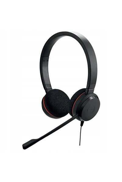Jabra Căști Evolve 20 SE, Stereo MS, Adaptor USB C/A, Piele
