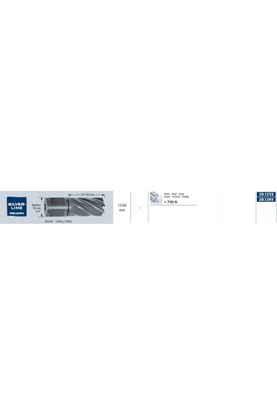 NO BRAND KARNASCH BURĂ CORONARĂ FREZĂ TREPANATORĂ DIAMETRU 26 X 25 MM SILVER-...
