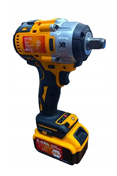Meister Set de scule AKU XXL: Cheie de impact + Polizor 88V 2x 6Ah Valiză