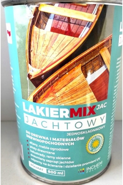 Inchem Polonia Lac de vopsit lemn, rezistent la apă, semi-mat, 800ml