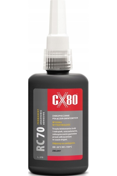 CX80 Adeziv anerobic pentru blocarea filetelor 50ml verde