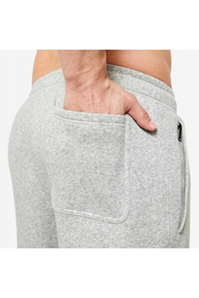NO BRAND Pantaloni de trening Domyos Gym & Pilates pentru bărbați - Gri