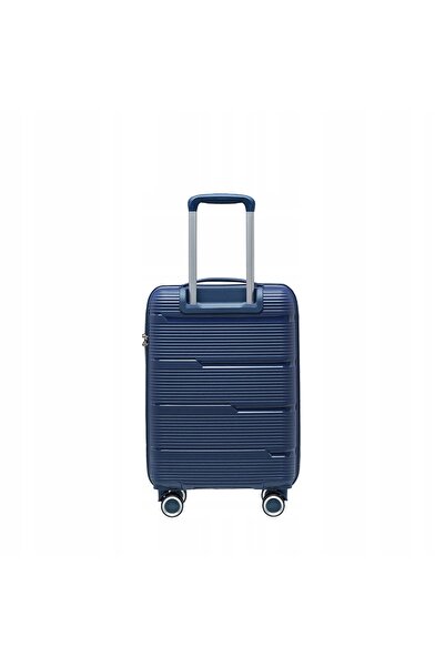 NO BRAND Valiză mică Puccini Casablanca 36 L - albastru marin