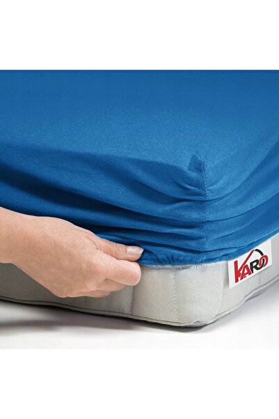 NO BRAND Cearșaf de pat din jerseu cu elastic 200x220 kaki 032 grosime 150g/m...