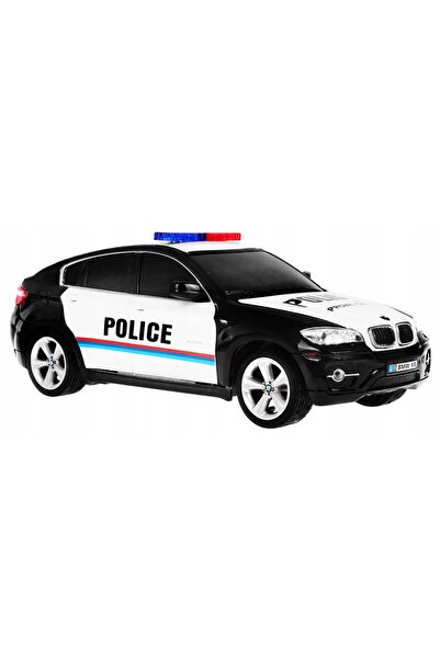 Rastar BMW X6 telecomandat pentru copii 8+ Telecomandă poliție 1:24 Lumini Ro...