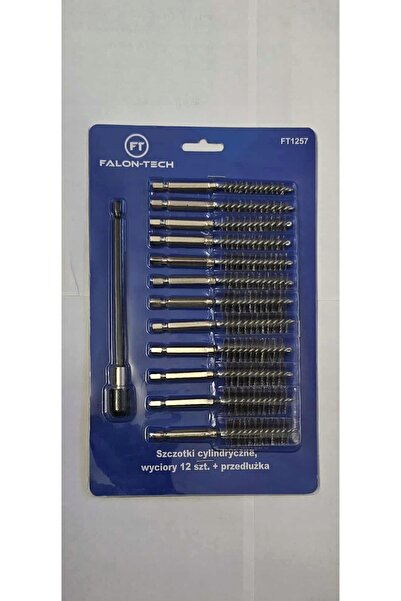 NO BRAND Perii cilindrice pentru curățare 12 bucăți. cu extensie HEX Falon-Te...