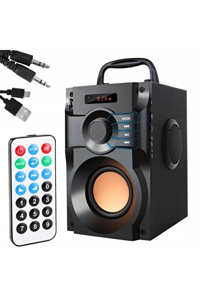 verk group Boxă wireless Bluetooth portabilă, radio mobil, telecomandă, display