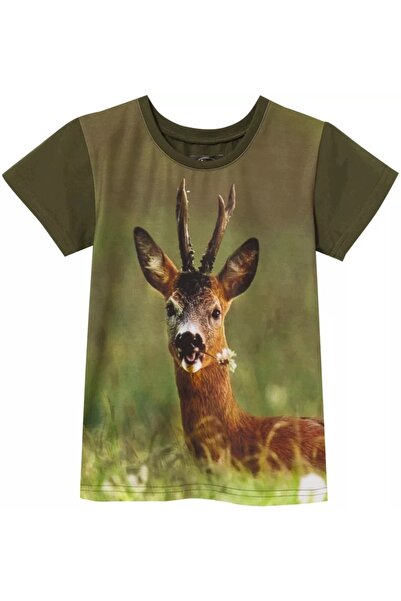 NO BRAND Tricou pentru copii Wadera Sarna cu floare -110/116