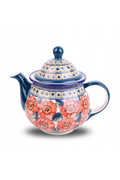 NO BRAND Ceainic ceramic pentru cafea și ceai Bolesławiec-dek. 124 ART. speci...