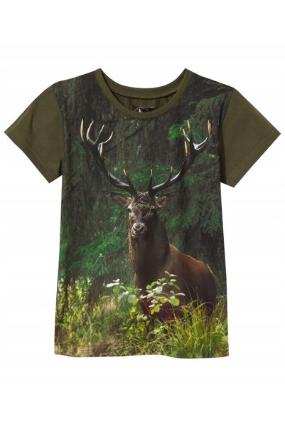 NO BRAND TRICOU PENTRU COPII WADERA CERB - Verde - 86/92