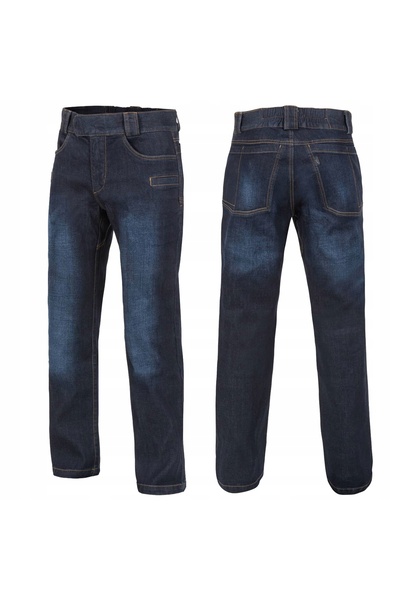 NO BRAND Pantaloni Blugi Bojówki Bărbați Helikon Greyman Tactical Denim Mid D...