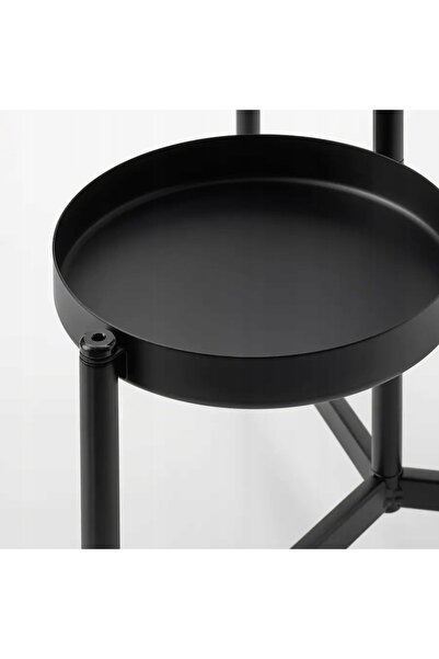 NO BRAND IKEA OLIVBLAD SUPORT PENTRU FLORI, GHIVECE ȘI PLANTE, DIN METAL, NEGRU