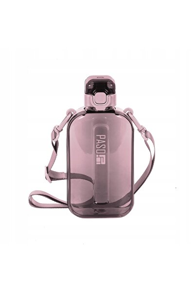 PASO Sticlă sport cu curea, roz, BEUNIQ, fără BPA, 750ml