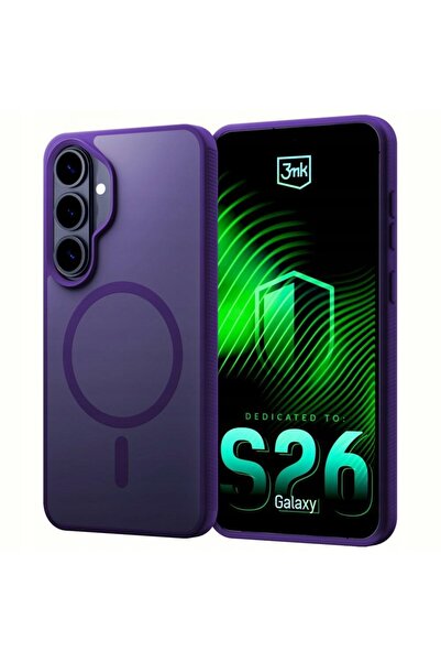 3MK Husă pentru Galaxy S26+ Plus, tip Smoke MagSafe, mată, de protecție