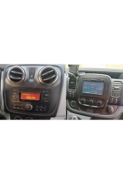 NO BRAND Ramă radio 1 DIN pentru DACIA DOKKER DUSTER LODGY SANDERO OPEL VIVAR...