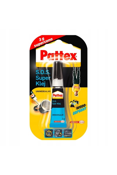 Pattex 18x Adeziv puternic universal, lipici instantaneu cu uscare rapidă