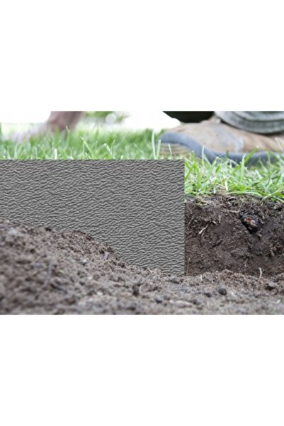 Bradas Bordură de grădină din material plastic, 600 cm x 15 cm, maro