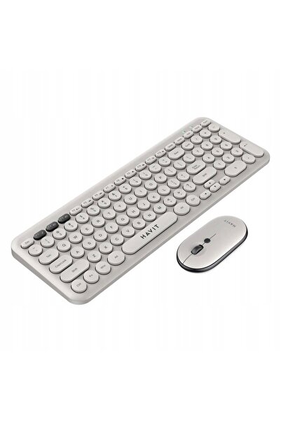 Havit Set de gaming wireless 2-în-1 KB254GCM Tastatură + Mouse (Gri)