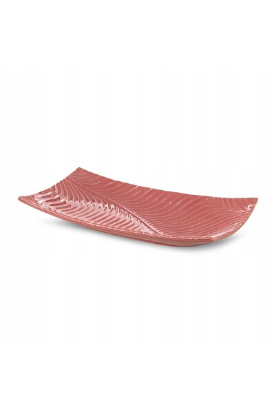 NO BRAND Platou decorativ Sena 35 x 20 x 6 cm, roz