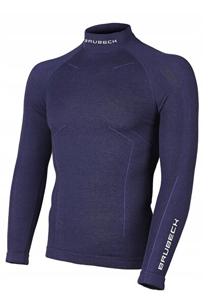 Brubeck Bluză termoactivă bărbați Extreme Wool merino albastru marin L