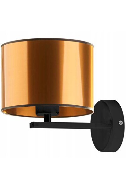 NO BRAND Aplică de perete LED E27, cu abajur auriu, stil modern loft