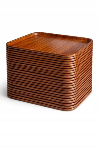 VEGA Tavă din lemn laminat pentru servire la bufet 36,5x28 CM 25 unități