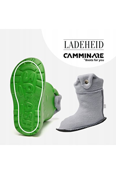 NO BRAND Cizme de ploaie pentru copii, căptușite, LADEHEID x Camminare, cu sp...