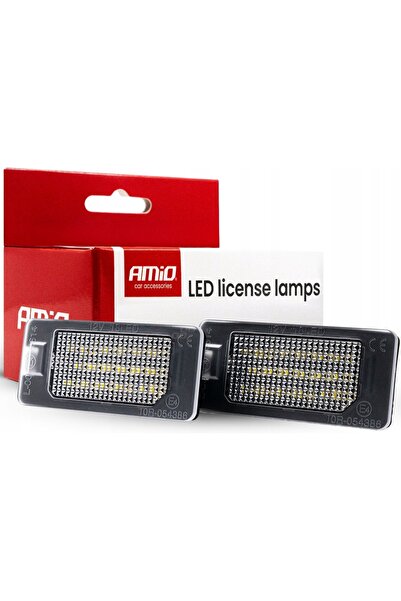 AMIO 2x Lampă LED pentru iluminare plăcuță de înmatriculare CANBUS Audi VW Se...
