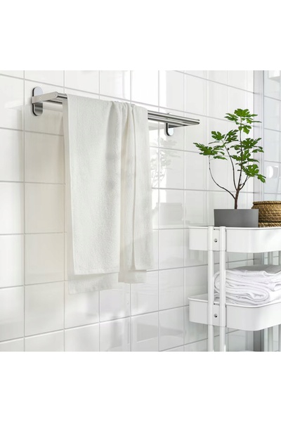 NO BRAND Prosop de baie IKEA LUDDVIAL, alb, 55x120 cm SET PROSOPIE