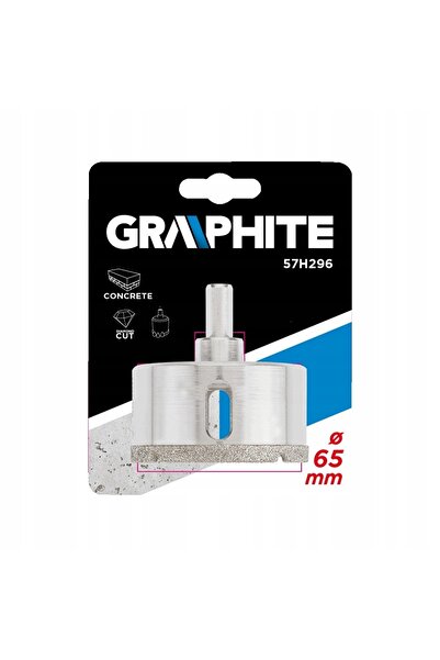 graphite Carotieră diamantată de 65mm pentru granit 57H296