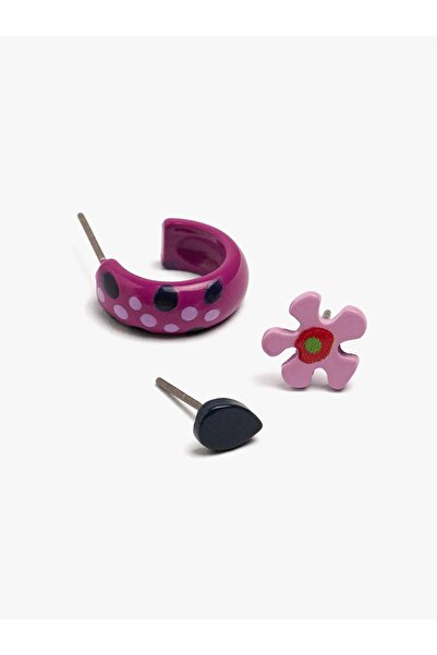 PARFOIS Mineli Resin Küpe Seti