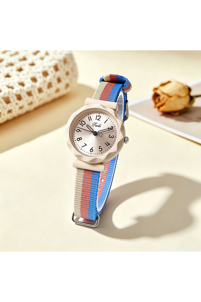 Choice3 SKY BLUE Ladies' Casual Sports Temperament Woven Quartz Watch Women W...