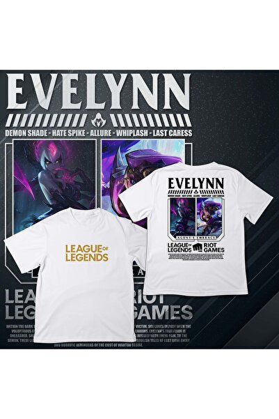 EZ Design League of Legends -Evelynn- Printed Oversize T-Shirt