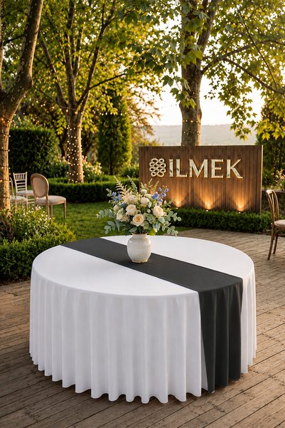 ilmek Dertsiz Runner |   Does Not Need Ironing, Does Not Retain Stains. |   For Wedding, Event, Organization, Hotel, Restaurants and Home