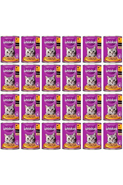 Whiskas Tavuklu 400 gr 24X Yetişkin Kediler İçin Tam Mama Sağlıklı Beslenme