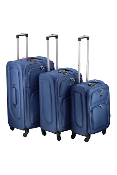 OEM Set de bagaje, My Travel A03, trei dimensiuni, 20 ", 24 ", 28 ", albastru