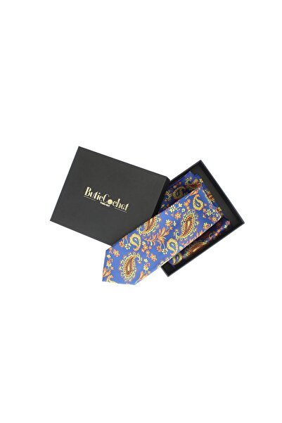 ButicCochet Set cravată și batistă, Buticcochet, material sintetic, 148 x 6 c...