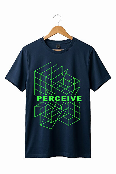 The Baski Perceive Written Geometric Neon Patterned Graphic Printed Y2K Stree...