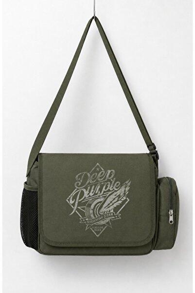 Fuddy Moda Unisex Rock Band Deep Purple Printed Messenger Bag