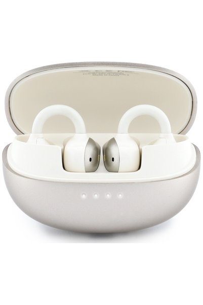 Guess Căști wireless OWS cu design deschis, Bluetooth 5.4, IPX4, USB-C, Auriu