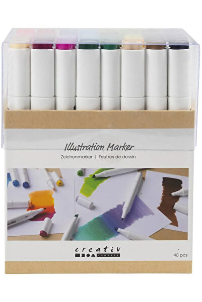 Creativ Company Δημιουργικός Μαρκαδόρος Εικονογράφησης, Πλάτος Γραμμής 1+8 χι...