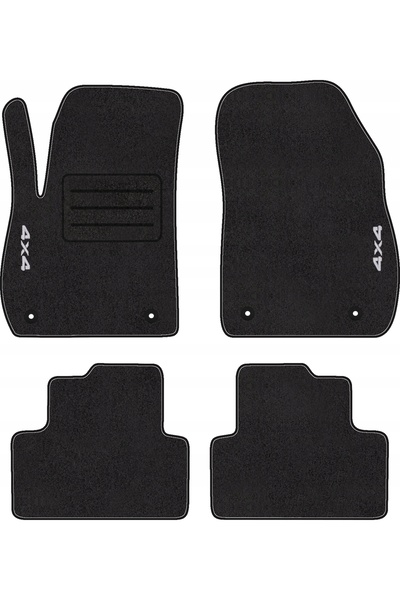 NO BRAND Covorașe auto cu logo 4x4 pentru Opel Zafira C (2011 - 2018) set com...
