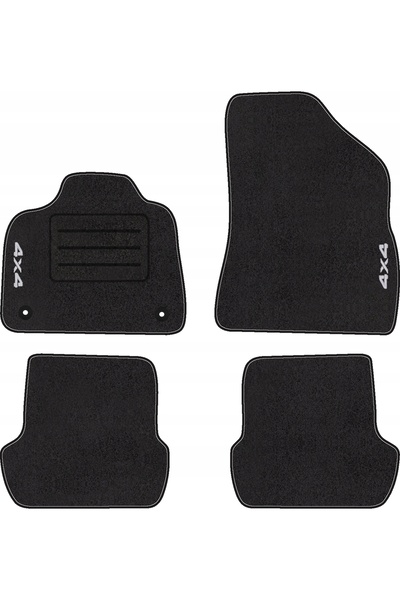 NO BRAND Covorașe auto cu logo 4x4 pentru Citroen DS5 (2011 - 2018) set compl...