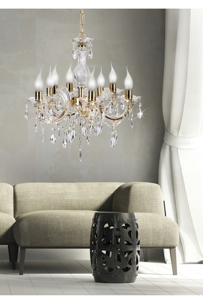 NO BRAND Lampa suspendată Candellux Maria Teresa cu 8 puncte de lumină E14